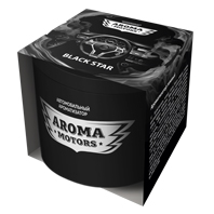 Ароматизатор гелевый "Aroma Motors" BLACK STAR 100мл GRASS