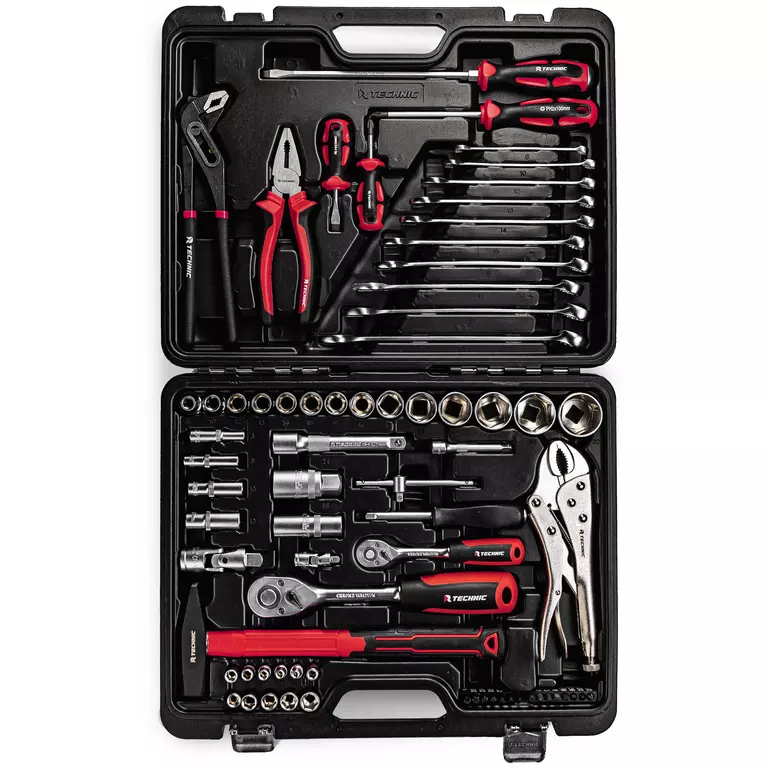 Набор ручных инструментов TECHNIC 72 предмета 1/2", 1/4"