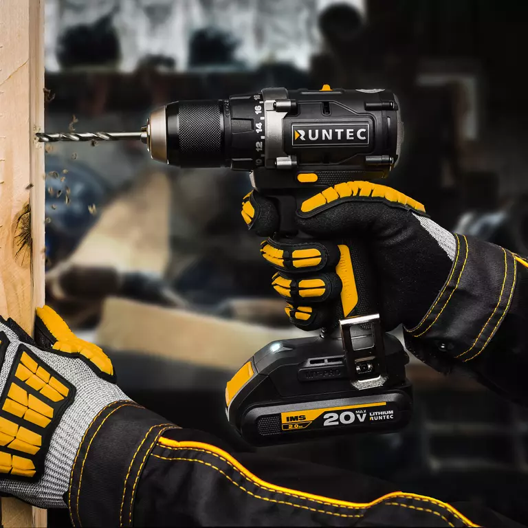 Дрель-шуруповерт аккумуляторная PRO 13 мм,20В, 2*2Ач, 55Нм