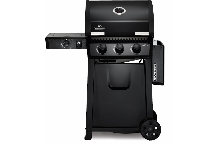 Газовый гриль Legend-365 SB черный (с конфоркой)