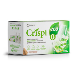 экологичные таблетки для посудомоечных машин "crispi" (30шт)