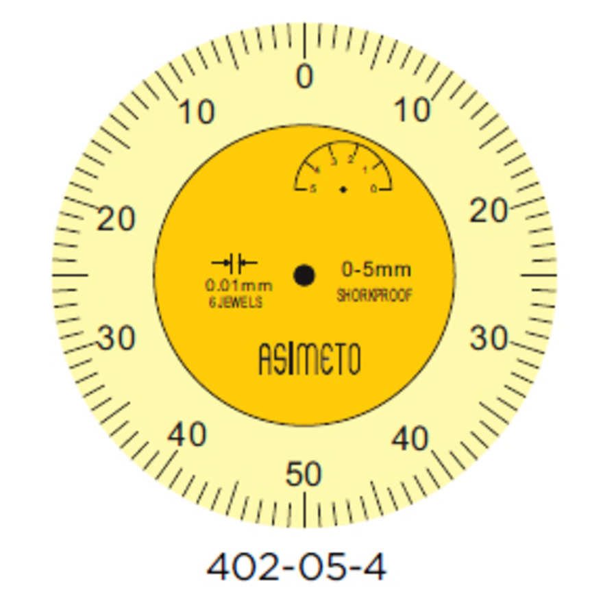Индикатор часового типа 0,01 мм, 0-5 мм, защита от толчков