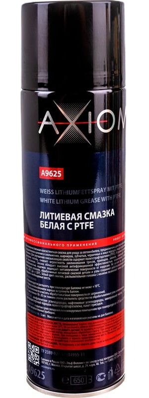Смазка литиевая белая с PTFE 650 мл