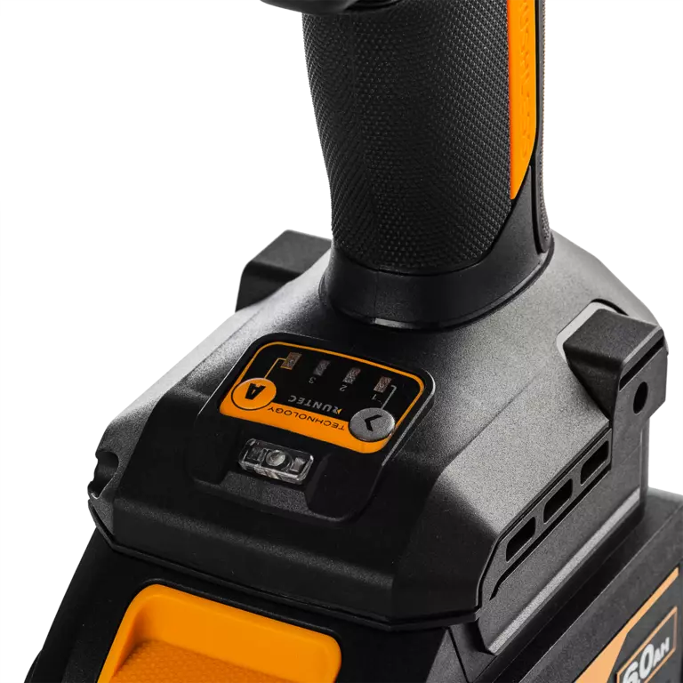 Гайковерт ударный аккумуляторный RUNTEC PRO 3/4", 20В, 2*6Ач, 1600Нм