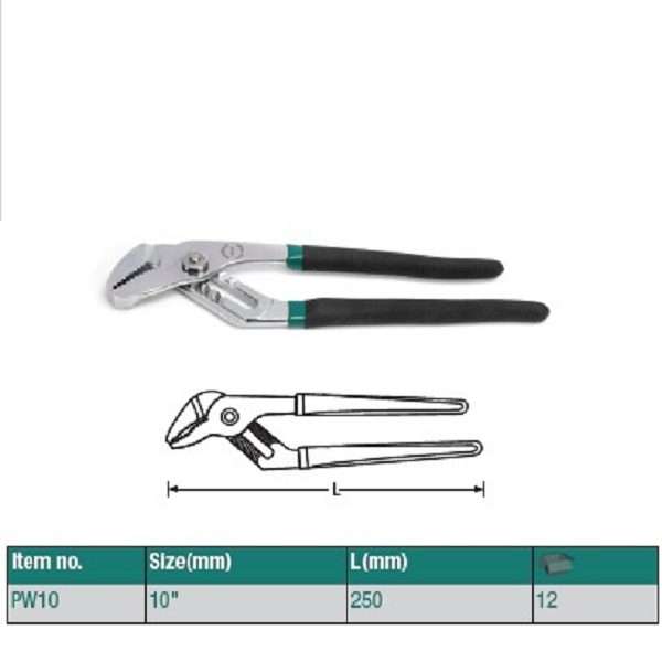 КЛЕЩИ ПЕРЕСТАВНЫЕ 10"