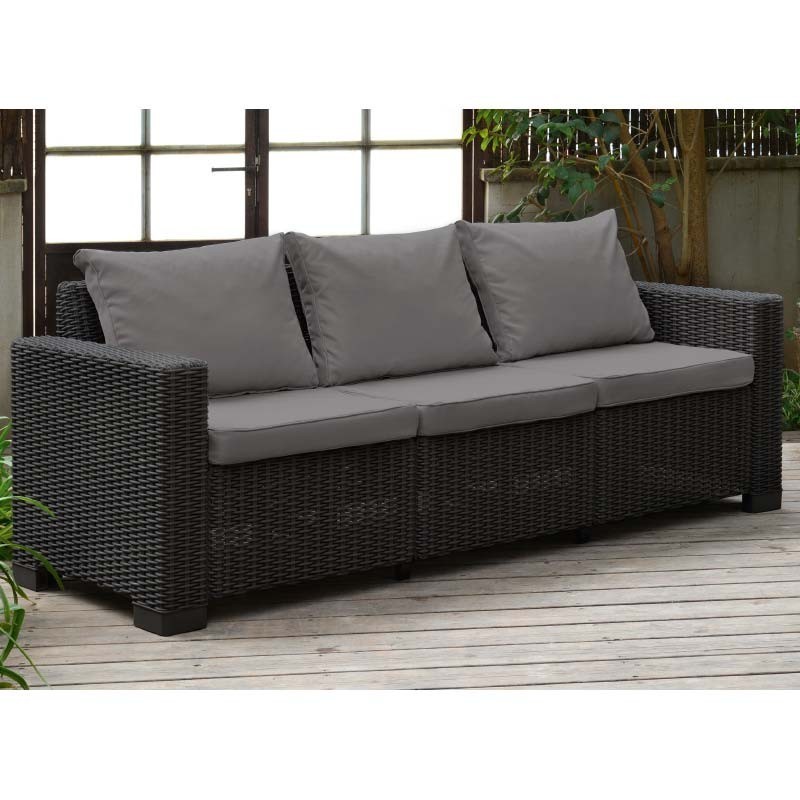 Комплект уличной мебели с тройным диваном CALIFORNIA 3 SEATER SET