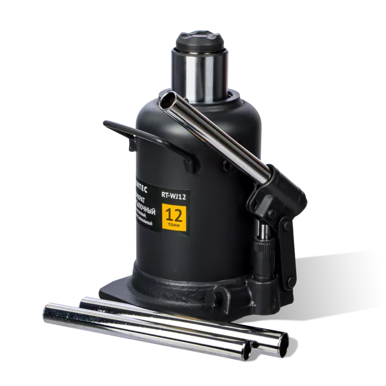 Домкрат бутылочный, двухштоковый, профессиональный 12 т, 235-590 мм 