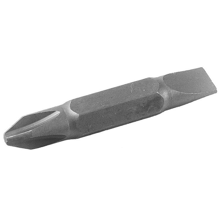 Отвертка короткая 38 мм c двухсторонним жалом PH2×SL6