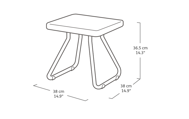 Компактный комплект для отдыха вдвоем Rio Patio Set 