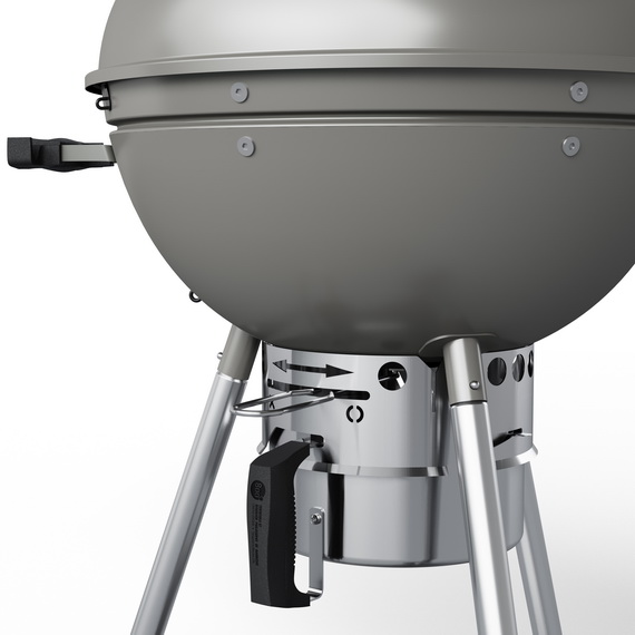 Гриль угольный Teriberka 57 Slow 'N Sear Platinum Grey Premium