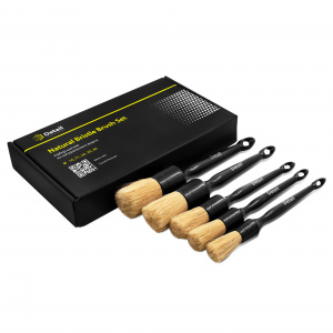 Комплект пласт. кистей с натур. ворсом