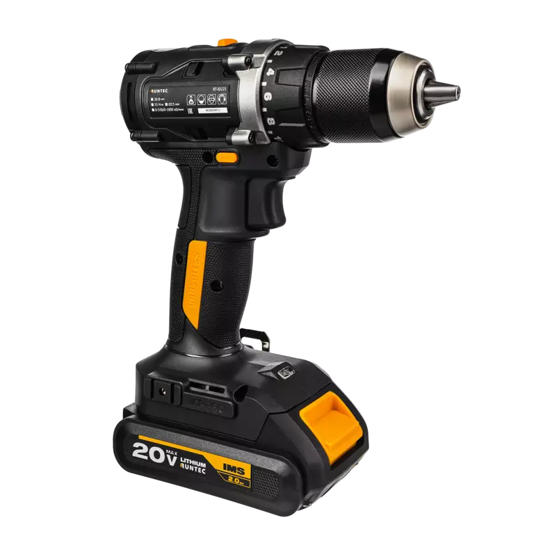 Дрель-шуруповерт аккумуляторная PRO 13 мм,20В, 2*2Ач, 55Нм