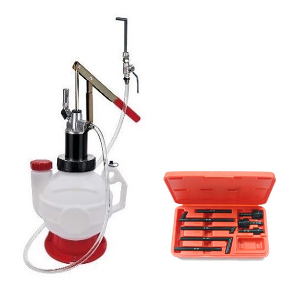 Набор для ручной замены масла в АКПП, кейс, 9 предметов 