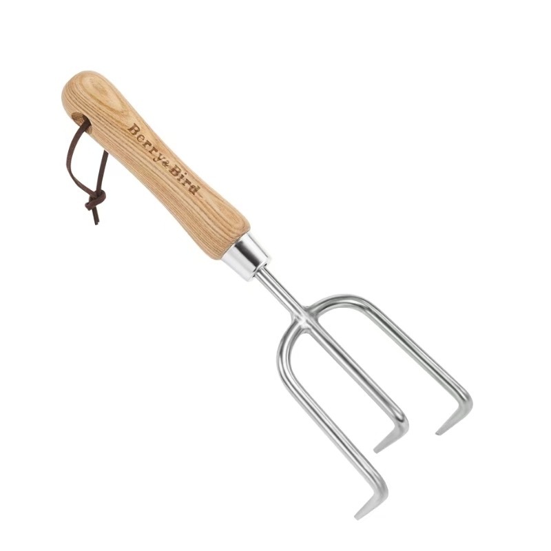 Культиватор ручной трехзубчатый Berry&Bird нержавеющая сталь