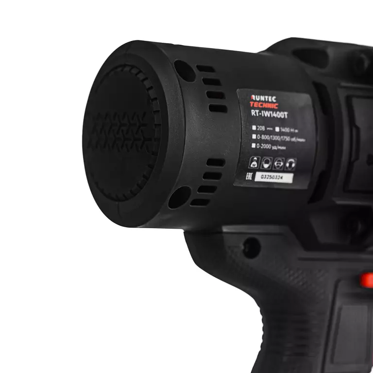 Гайковерт ударный аккумуляторный RUNTEC TECHNIC 3/4", 20В, 2*6Ач, 1400Нм