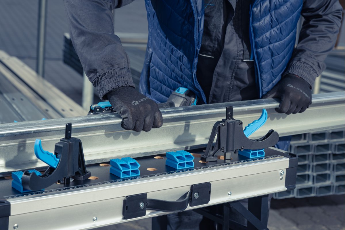 Верстак складной столярный 845 x 598 x 735-885 мм