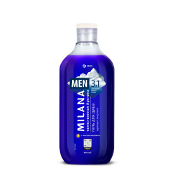 milana men гель для душа таинственная арктика с маслом эвкалипта (флакон 300 мл)
