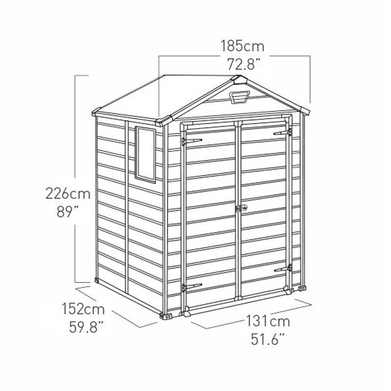 Сарай Manor 6×5 DD