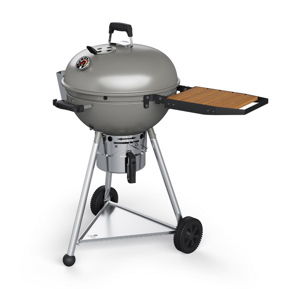 Гриль угольный Teriberka 57 Slow 'N Sear Platinum Grey Premium