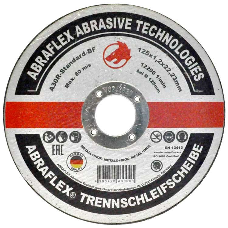 Отрезной круг A30R Standard BF 125×1,2×22,23