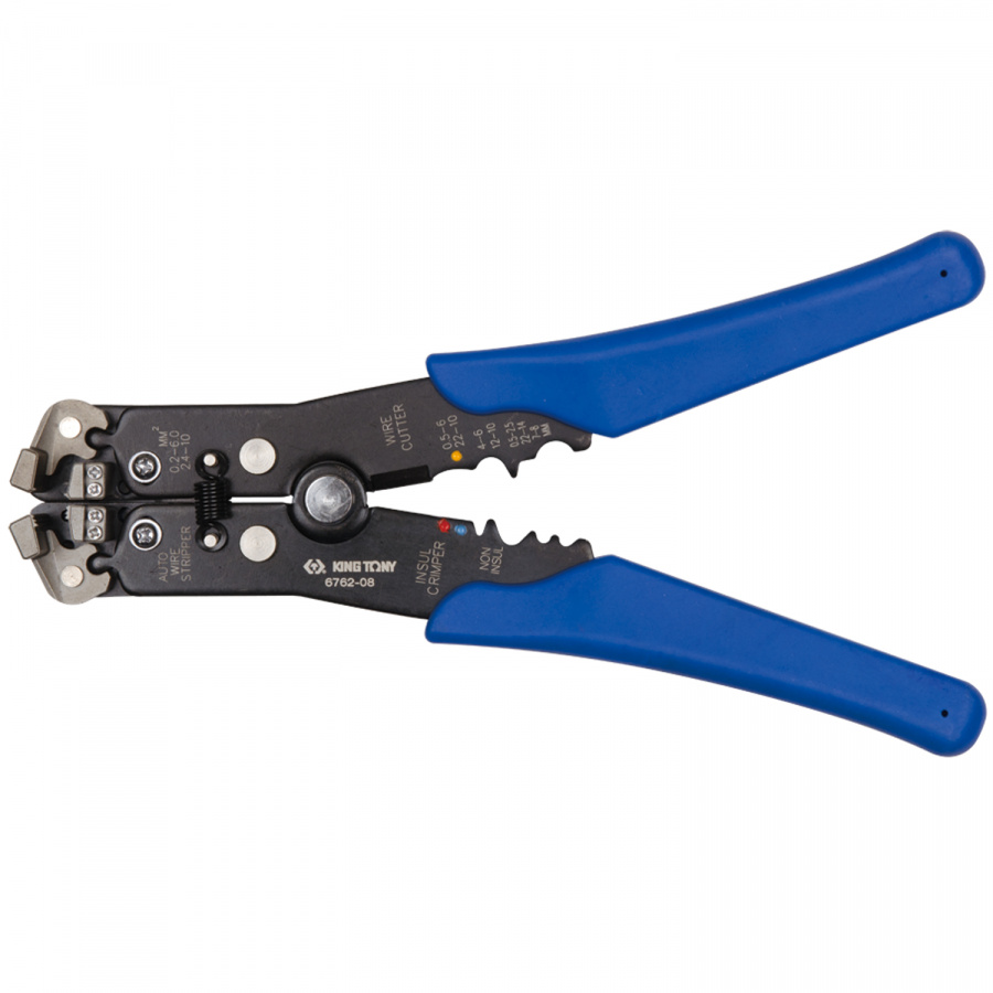 Стриппер для зачистки, резки проводов и обжима изолированных клемм 