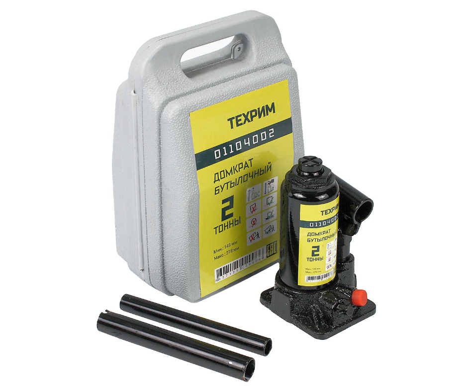 Домкрат бутылочный г/п  2 т, 148-278 мм