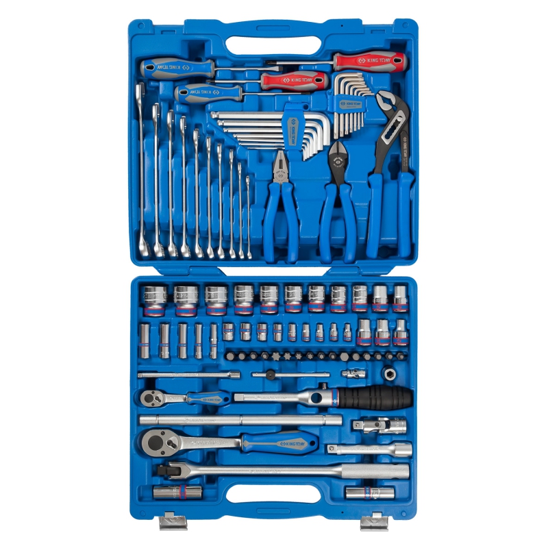 Набор инструментов универсальный, дюймовый, 87 предметов 