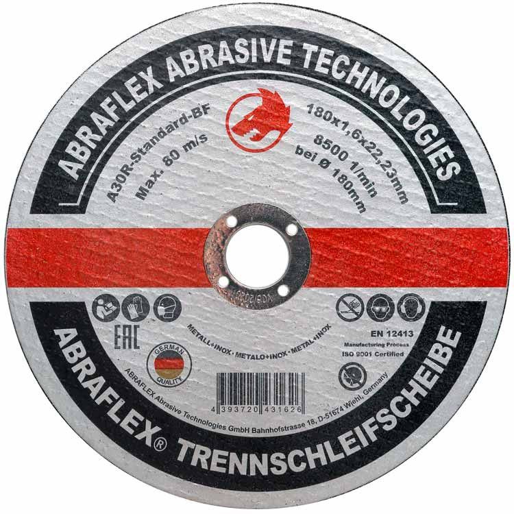 Отрезной круг A30R Standard BF 180×1,6×22,23