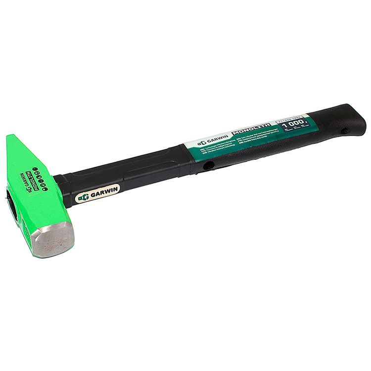 молоток garwin monolith, обрезиненная рукоятка, 1000 г