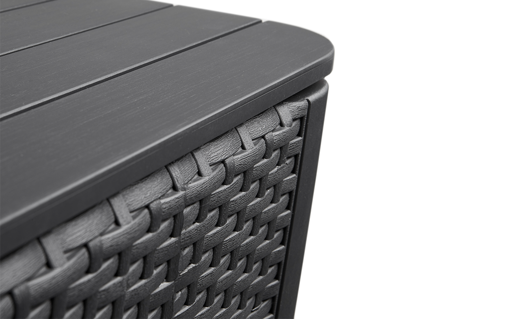 Стол-сундук Лузон Плюс (Luzon Plus Flat Wicker), графит 17208454
