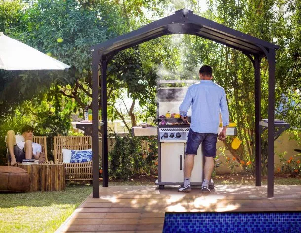 Комплект беседки для гриля BBQ Gazebo Garden Austin 2400- black