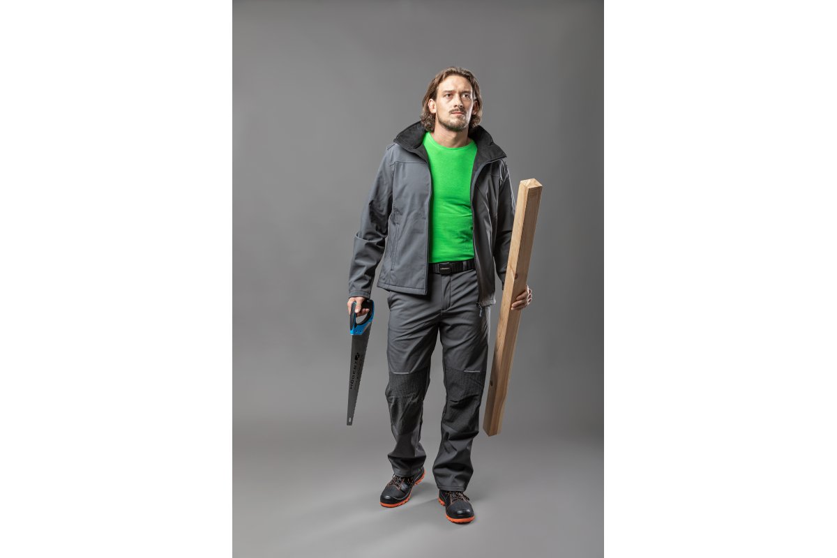 ELDE Брюки рабочие SOFTSHELL графитовые