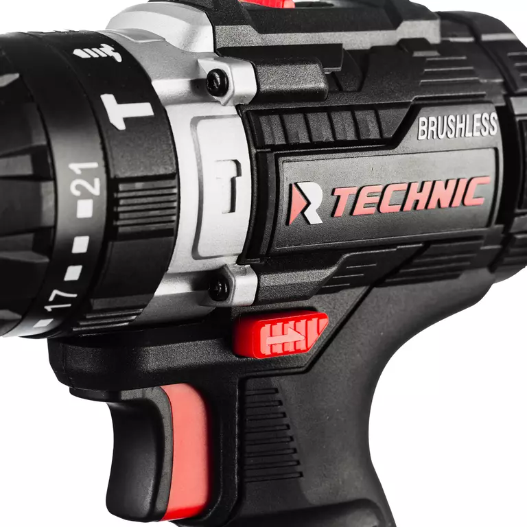Дрель-шуруповерт ударная аккумуляторная TECHNIC 13 мм, 20В, 2*2Ач, 40Нм