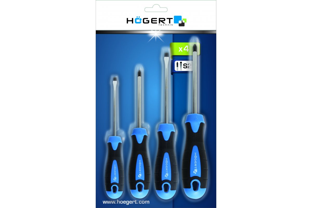 Набор отверток 4 шт., сталь S2