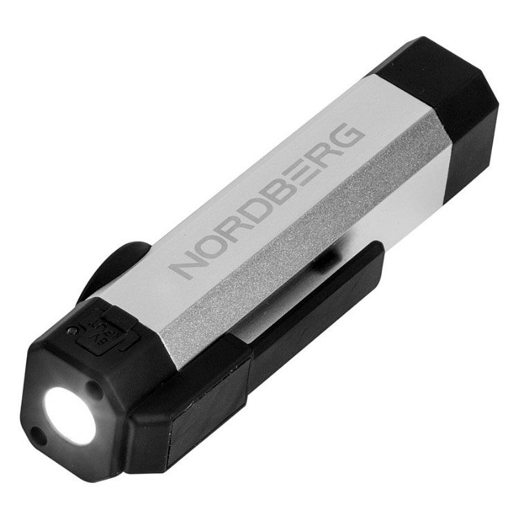 Лампа светодиодная 1+1 с УФ подсветкой, аккумуляторная