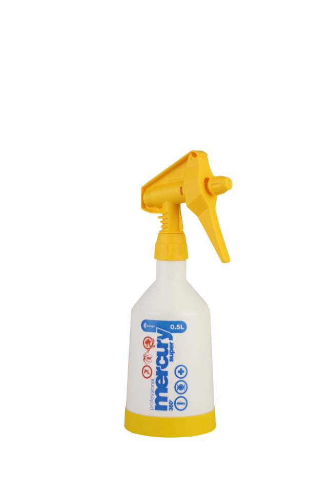 Опрыскиватель MERKURY PRO+ объем 0,5 л. ручной желтый 