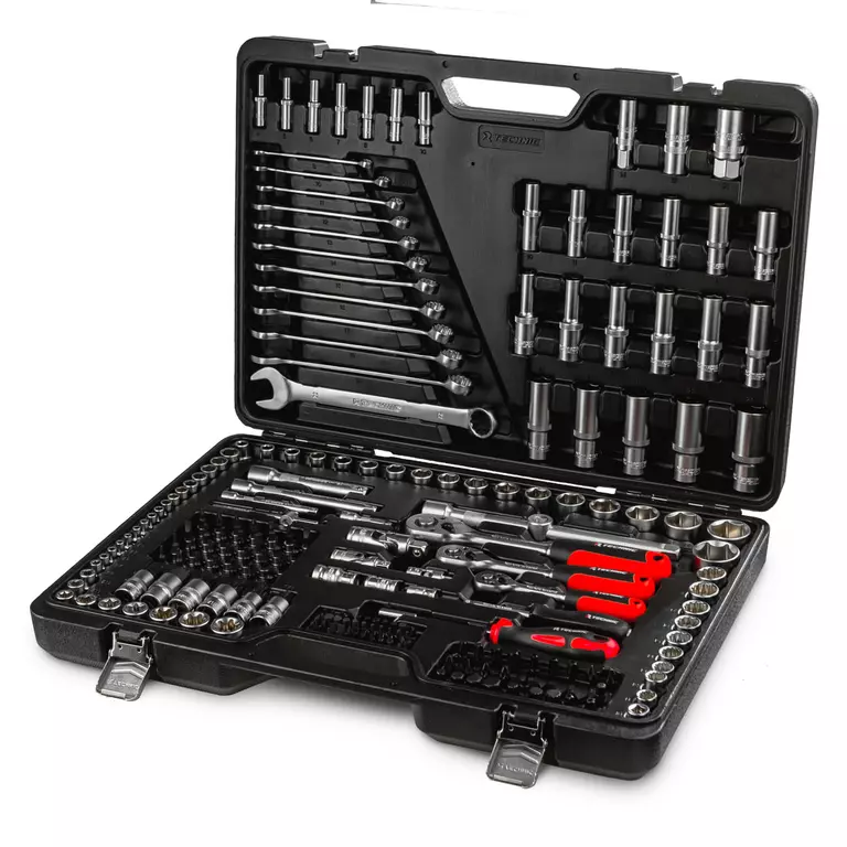 Набор ручных инструментов TECHNIC 216 предметов 1/2", 3/8", 1/4"
