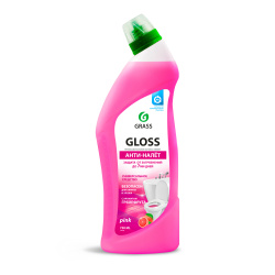 чистящий гель для ванны и туалета "gloss pink" (флакон 750 мл)