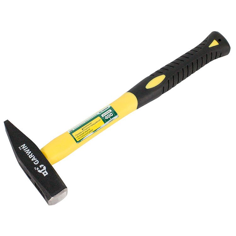 молоток слесарный с фибергласовой рукояткой, 400 г