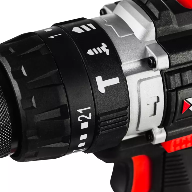 Дрель-шуруповерт ударная аккумуляторная TECHNIC 13 мм, 20В, 2*2Ач, 40Нм
