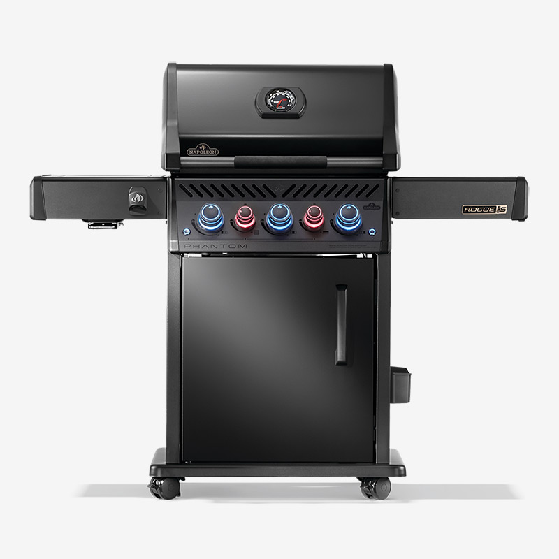 Газовый гриль Napoleon Rogue PRO-S 425 ФАНТОМ черный (с ИК горелкой 3/3)