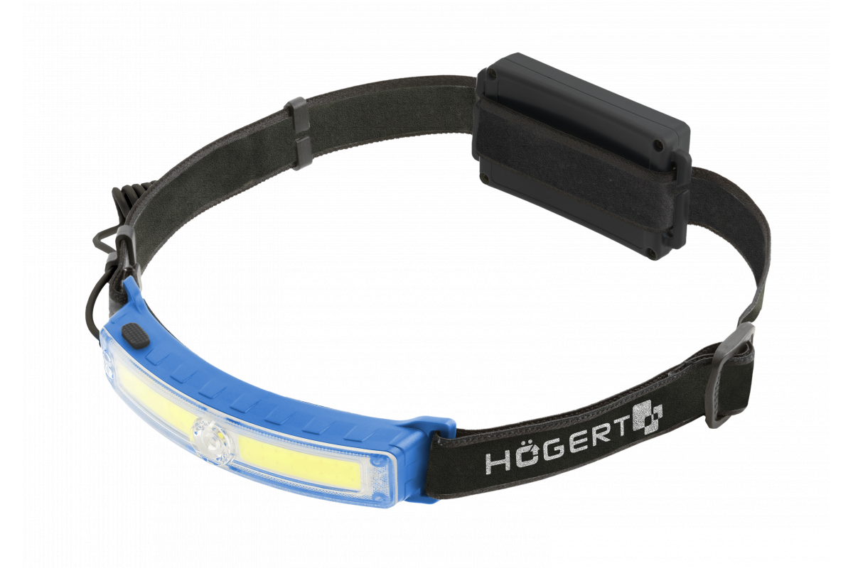Налобный фонарик COB XPG USB, 6 функции