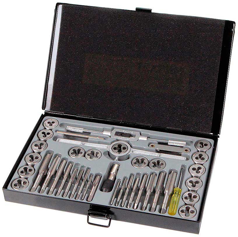 Набор метчиков и плашек для дюймовой резьбы