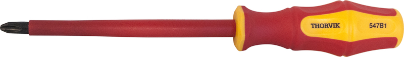 Отвертка крестовая диэлектрическая PHILLIPS®  VDE 1000 v PH1x80 мм