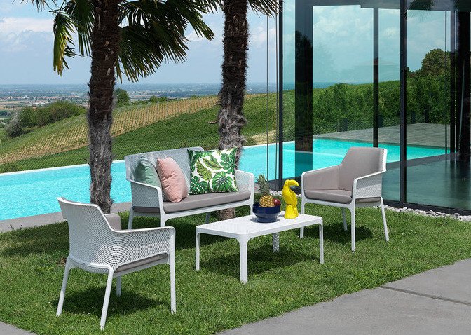 Диван пластиковый Net Bench