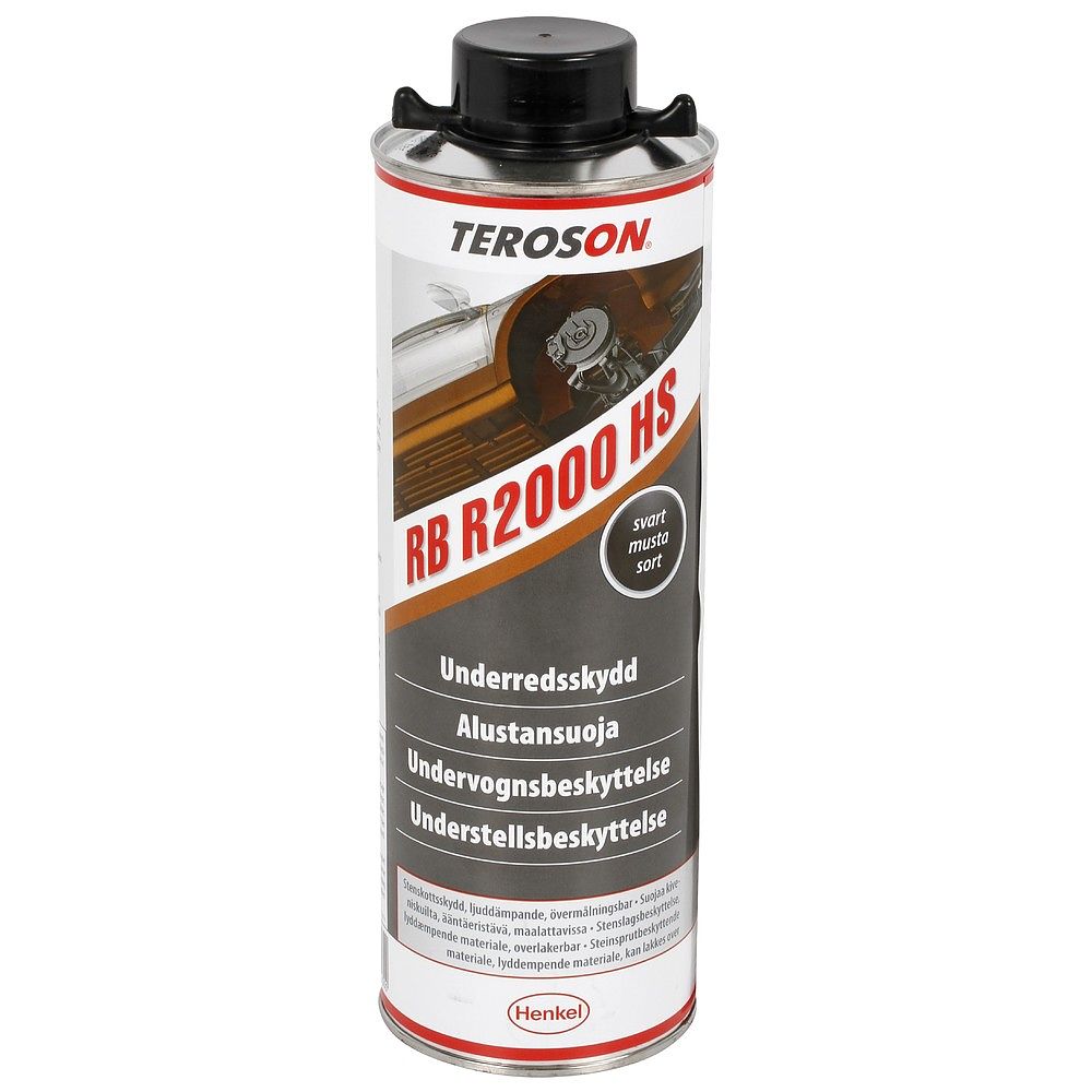 TEROSON RB R2000 HS Антиграв. для защиты днища, колесных арок (черный), 1л