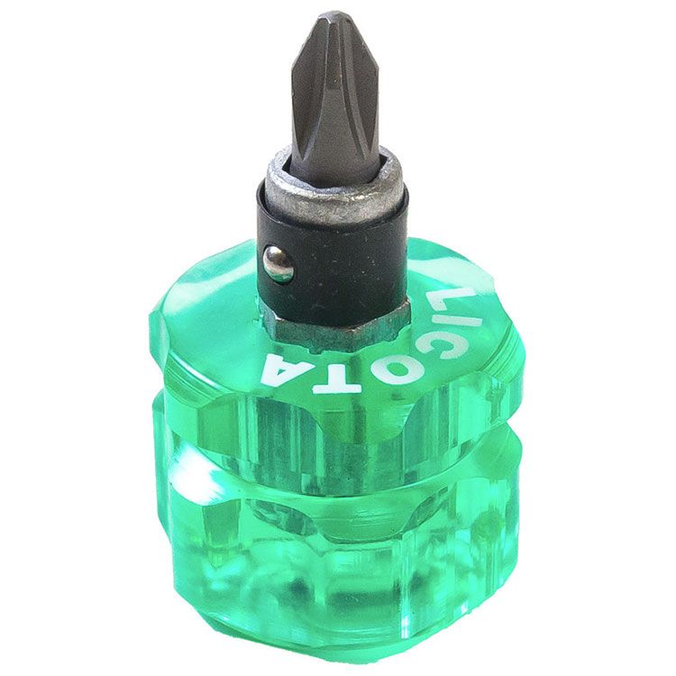 Отвертка короткая 38 мм c двухсторонним жалом PH2×SL6