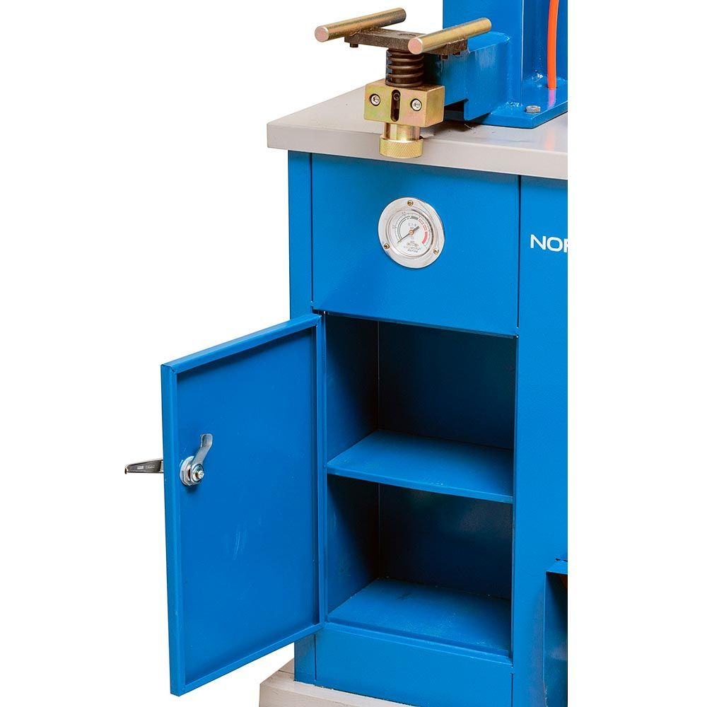 Пневмо-гидравлический станок для заклепки тормозных колодок