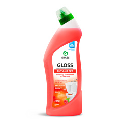 чистящий гель для ванны и туалета "gloss coral" (флакон 750 мл)