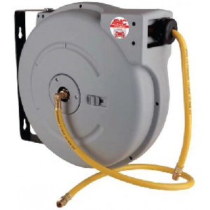 Катушка 15 м для раздачи сжатого воздуха, закрытая, на поворотном кронштейне, 20 бар